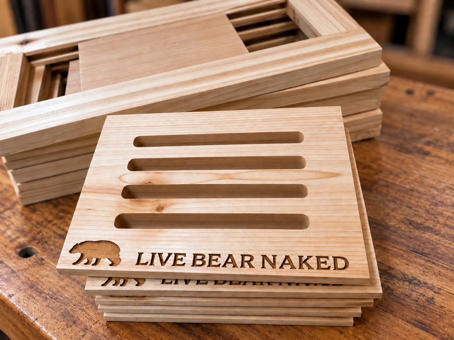 Live Bear Naked sauna vent production run